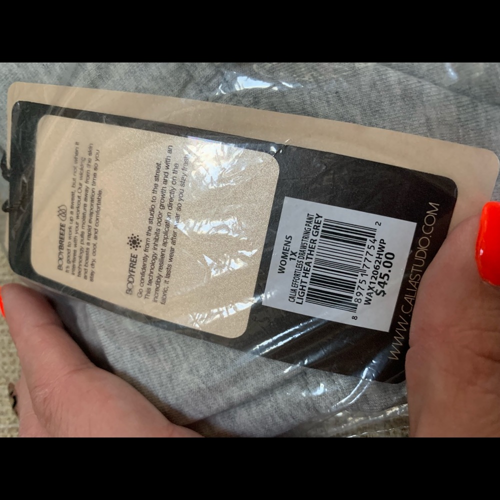 Calia lightweight sweatpant. 1X. NWT - Picture 2 of 4